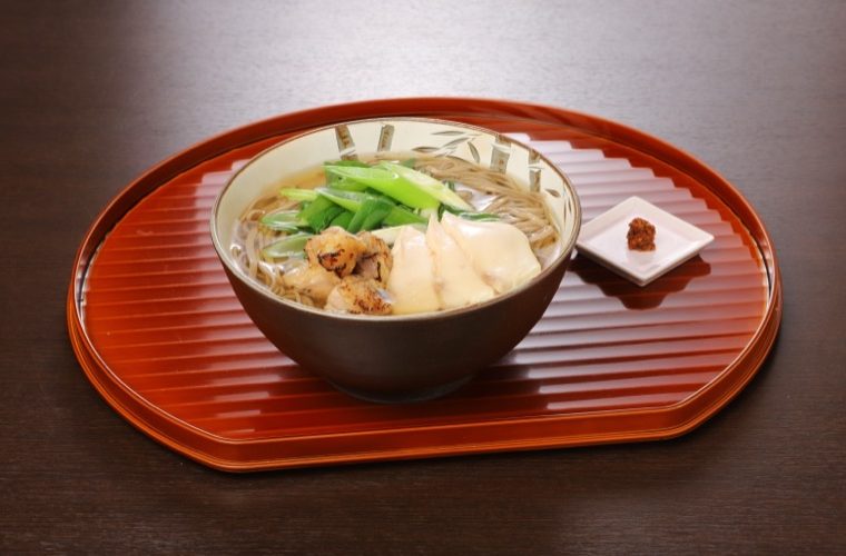 京赤地鶏と九条葱の南蛮蕎麦