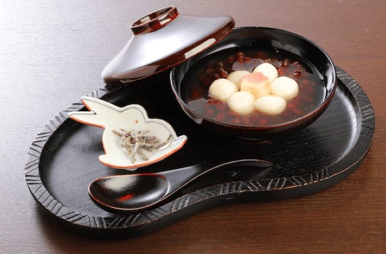 白玉ぜんざい (温・冷)