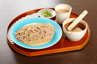 Roasted Soba with Sesame Sauce